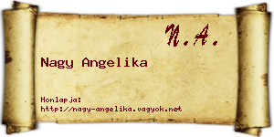 Nagy Angelika névjegykártya